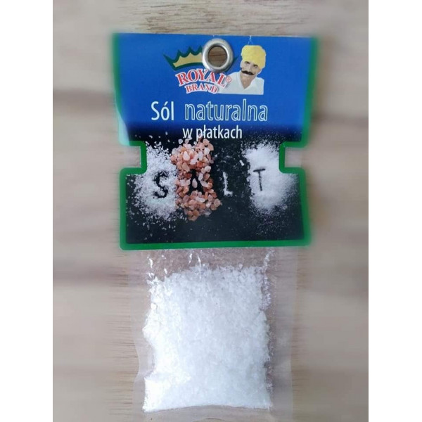 Sól morska  naturalna w płatkach 30 g